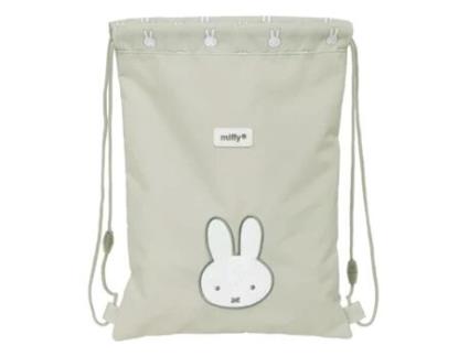 Saco Mochila com Cordas MIFFY Niebla Cinzento 26 x 34 x 1 cm