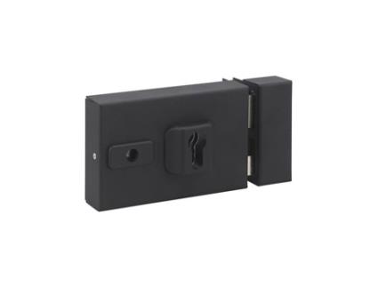 Carcaça de Fechadura Universal Distância de Fixação Ajustável Preto THIRARD