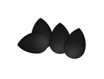 Pack 4 Esponjas Maquilhagem MB.COSMETICS Pretas