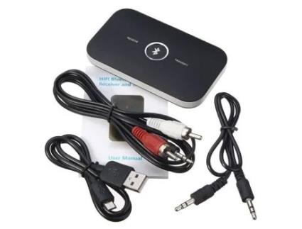 Hifi Sem Fio Bluetooth 2 em 1 Receptor Transmissor de Áudio 3 5 Mm Adaptador de Música Rca ZHIKE