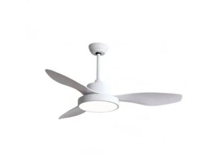 Ventilador Hayate Dc 48W Branco 39/54X120X120Cm 3000-4000-6000K com Controle Memória e Temporizador FABRILAMP