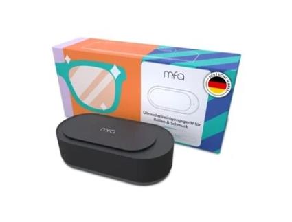 Limpador Ultrassônico Portátil MFA para óculos, jóias de prata e dentaduras (Preto)