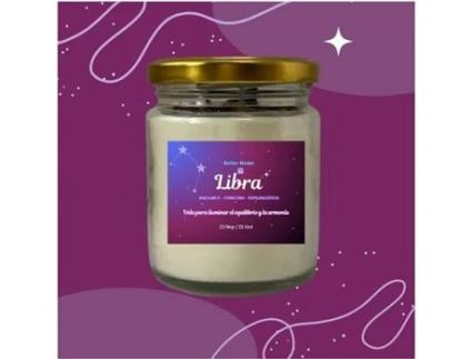 Vela de Cera de Soja Perfumada com Horóscopo de Libra FIXPARTS CBB SHOP