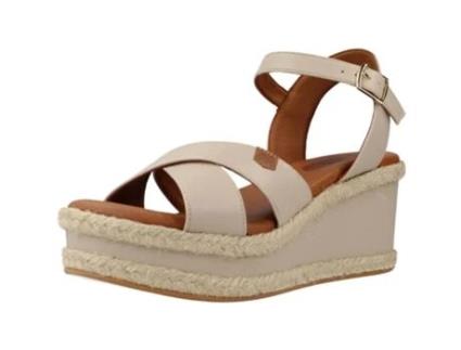 Sapatos de Mulher POPA Benijo Full Tecido Bege (40)