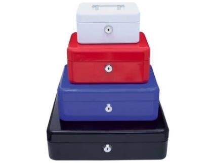 Caixa de Dinheiro WEDO com Clipe Tamanho 2 Vermelho