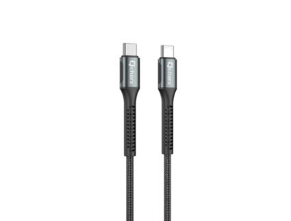 Cabo Qcharx Prague Tipo QCHAX Textura Macia Preto