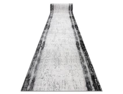 Passadeira DYWANY LUSZCZOW Moderno Tuls Antracite Cinzento (80x230cm)