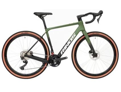 Carbon Bicicleta de Gravel Sandman7.0 Grx820 Preto Verde 52 Cm RINOS