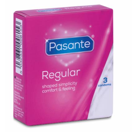 CONDOM GAMA REGULAR 3 UNIDADES