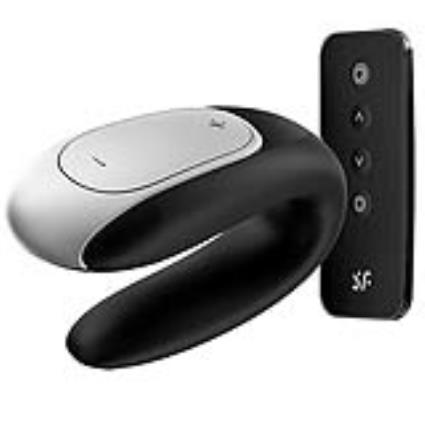 DOUBLE FUN PARTNER VIBRATOR - PRETO