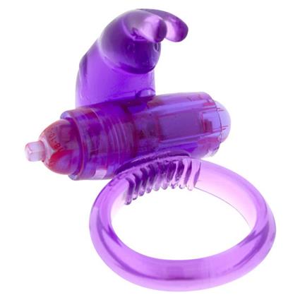 ANEL VIBRADOR DE SILICONE DE SEVÊNCIAS LILAC