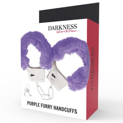 PLEASURE FURRY HANDCUFFS PURPLE