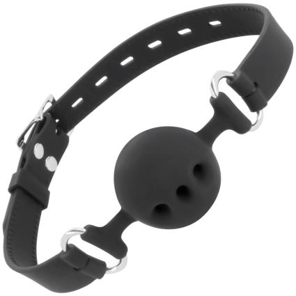 BALL SILICONE GAG BLACK