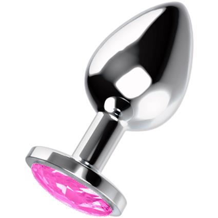 ANAL PLUG METAL - PINK M