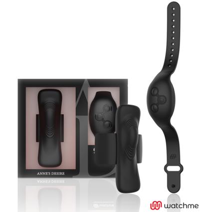 ANNE S DESIRE  PANTY PLEASURE TECNOLOGÍA WATCHME NEGRO