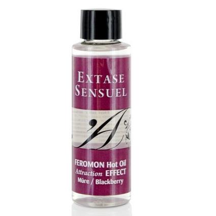 EXTASE SENSUEL FEROMON HOT OIL ATRAÇÃO EFEITO BLAKBERRY 100ML