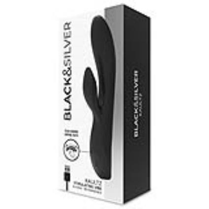 BLACK & SILVER KAULTZ VIBRATOR TOUCH CONTROL