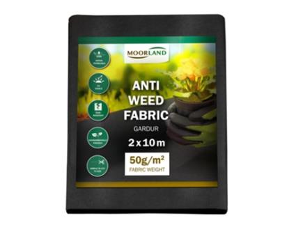 Velo para Ervas Daninhas Gardur 200X1000Cm Preto MOORLAND
