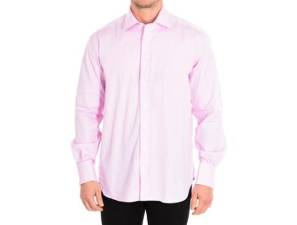 Camisa de Homem CAFE COTON Algodão Rosa (39)