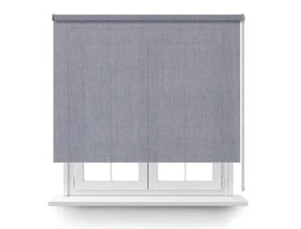 Estore Enrolável Translúcido Aço 180X150Cm. DECOCASA