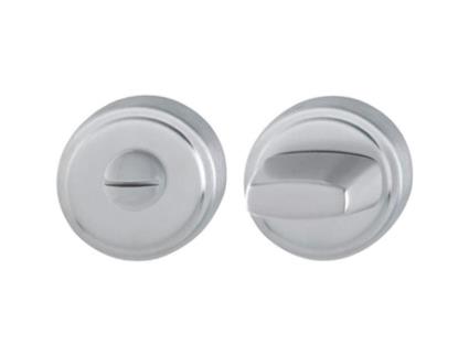 Conjunto Capri em Roseta Sanitária F49-F69 Latão Cromado-Aço Inoxidável Mate 2827132 HOPPE