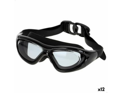 Óculos de Natação para Adultos AQUASPORT Preto 12 Unidades