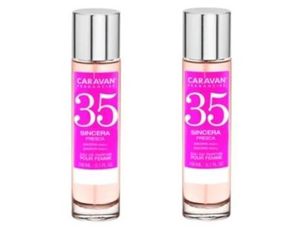 Conjunto de 2 Perfumes Femininos Nº35 150Ml CARAVAN
