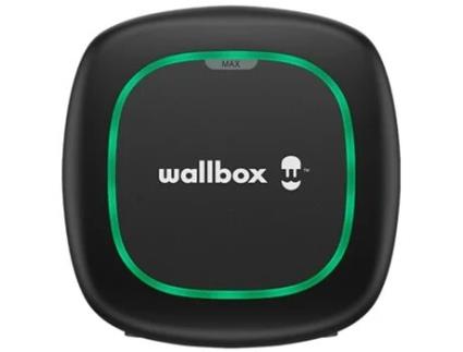 Carregador WALLBOX Pulsar Max 7 4Kw preto tipo 2 com mangueira de 5 metros