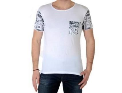 T-Shirt de Homem JAPAN RAGS Dols Algodão Branco (XS)