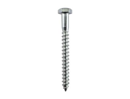 Tornillo tirafondo din-571 zincado 8x100 c/150