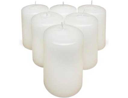 COM-FORT HOUSE- Velas Brancas Velas 6X10Cm Tealight Velas Decorativas Sem Perfume COM-FORT HOUSE