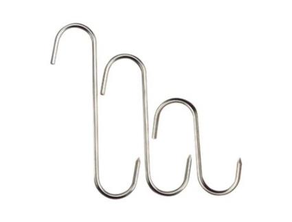 Gancho carnicero 14cm. inox. caja 10