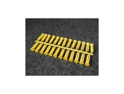 Bucha Amortecedora de Nylon Ø 6X30Mm Caixa com 100 em Todos Os Materiais para Parafusos Ø 3 a 5Mm Ing Fixation ING FIXATIONS