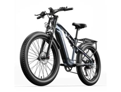Bicicleta Elétrica SHENGMILO Mx05 500W 50Km de Alcance Cinza