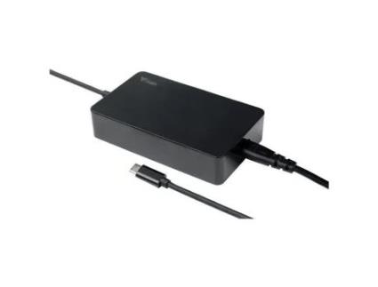 Fonte de alimentação universal ITEK para laptops e dispositivos USB-C Pd 65W Design Fino Preto