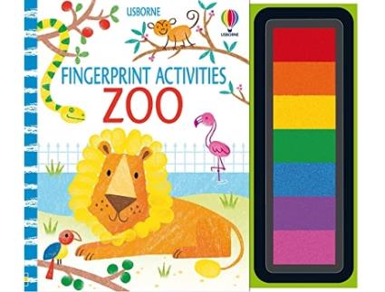 Livro Fingerprint Activities Zoo de Fiona Watt (Inglês)