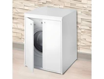 Armário de Cobertura para Máquina de Lavar Roupa Exterior 70X60X94Cm Pvc 5012P Onda NEGRARI