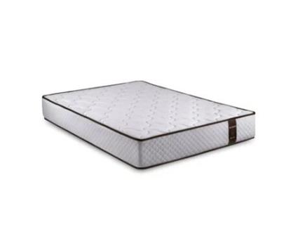 Colchão de Molas Ensacadas e Viscoelástico Allegra Reversível Respirável Adaptável Elevada Firmeza DREAMNITE Tecido Branco (150x190cm)