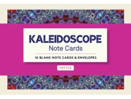 Livro kaleidoscope, 16 note cards de edited by tuttle publishing (inglês)