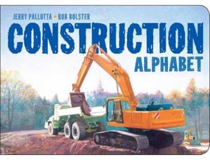 Livro Construction Alphabet de Jerry Pallotta (Inglês - Capa Dura)