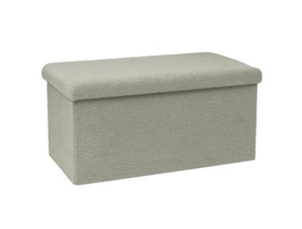 BANQUETA FLURRY MY DEKOR CINZENTA 76X38X38 CM