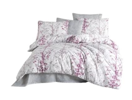 Conjunto de cama MASAL 260 x 240 cm - Rosa M'DECO