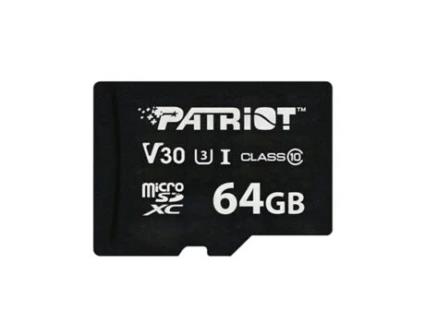 Cartão Micro SD PATRIOT MEMORY PSF64GVX31MCX (64 GB)