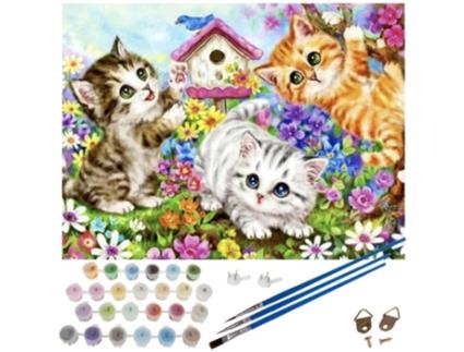 Painting By Numbers 40X50Cm MAALEO Cats 22781