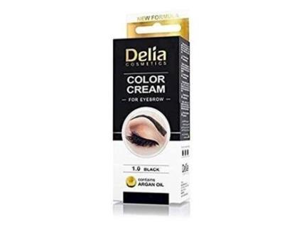 Delia creme de Henna preto 1.0 black com argan oil 15ml