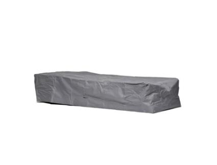Capa Protetora para Espreguiçadeira 225 X 85 X 40 Cm Poliéster Tecido Oxford 600D Cor: Cinza MEHR GARTEN