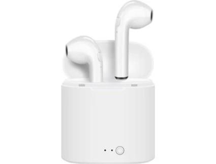 Auriculares Bluetooth True Wireless RITTEREC LFOzC008 (In Ear - MicroAuriculares - Branco)