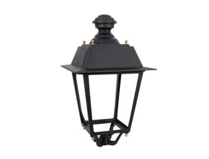 Luminária Led 40W Villa Lumileds Philips Xitanium Programável 5 Steps Iluminação Pública 2200K Assimétrica 140ºx60º Branco Quente LEDKIA