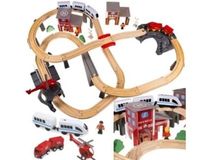 Ferrovia de Madeira Trem KRUZZEL 22754