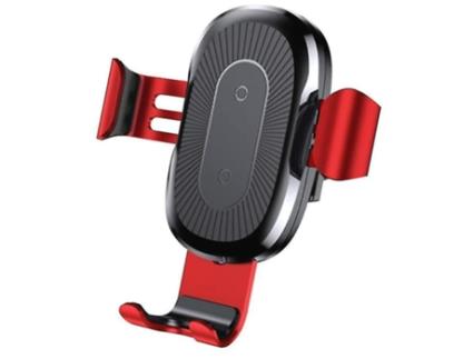 Carregador Sem Carro Qi para Samsung RADIODDITY Vermelho